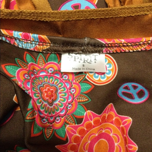 70’s GROOVY HIPPIE DRESS COSTUME - Picture 4 of 4
